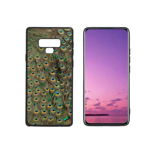 Compatible with Samsung Galaxy Note 9 Phone Case, peacock-birds-844 Case Silicone Protective for Teen Girl Boy Case for Samsung Galaxy Note 9