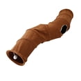 thumbnail image 2 of Tienda de campaña plegable para gatos, juguete interactivo, lavable, para interior y exterior Marrón, 2 of 8