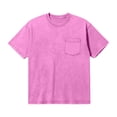 thumbnail image 4 of BUWTTER T Shirts for Man Tee Comfort Lightweight Casual Short Sleeve Crewneck Men Shirts Pink XXXXL, 4 of 4