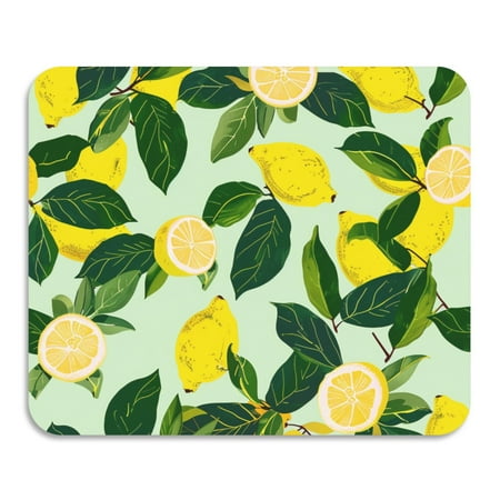 

ALAZA Dish Drying Mat for Kitchen Lemons and Leaf Counter Absorbent Draining Pad 19.7 x15.7