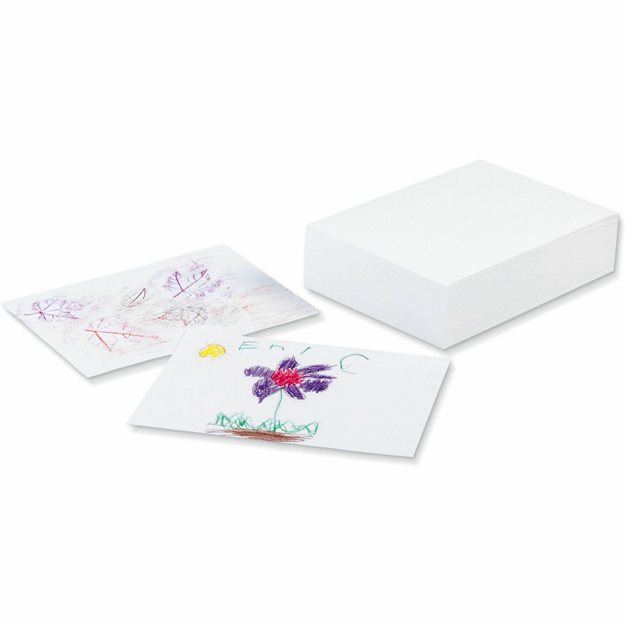 Ecology Recycled Drawing Paper, 9ââ x 12â, 500 White Sheets, Medium Weight Paper