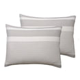 thumbnail image 4 of HomeTrends Black/ White Stripe Jacquard 3 Piece Double/ Queen Comforter Set, 4 of 4