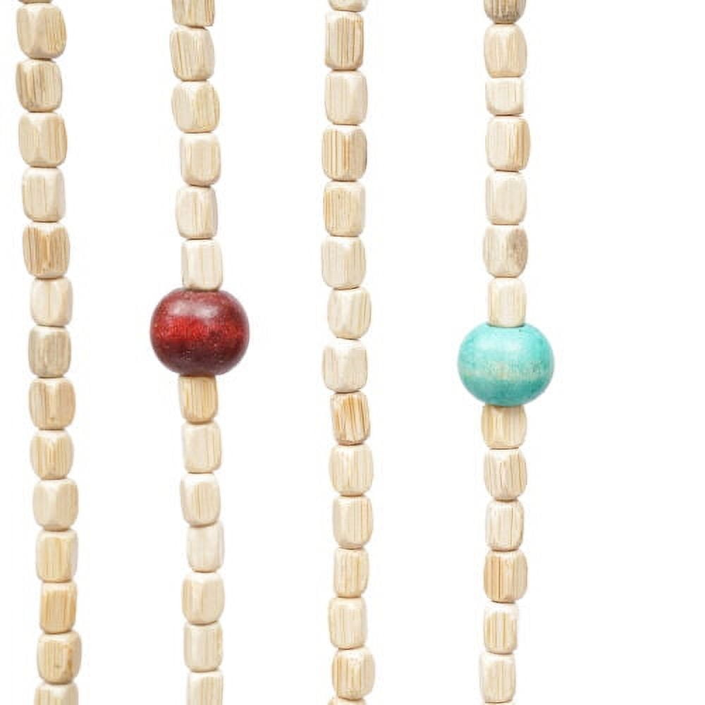 Beaded String Curtains For Doorways Chromatic Colour  35"X75"  38-Strand Decor