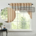 thumbnail image 5 of VHC Brands Kaila Country Cottage Ruffled Gold Ticking Stripe Curtain Swag Set 36x36x16, 5 of 5