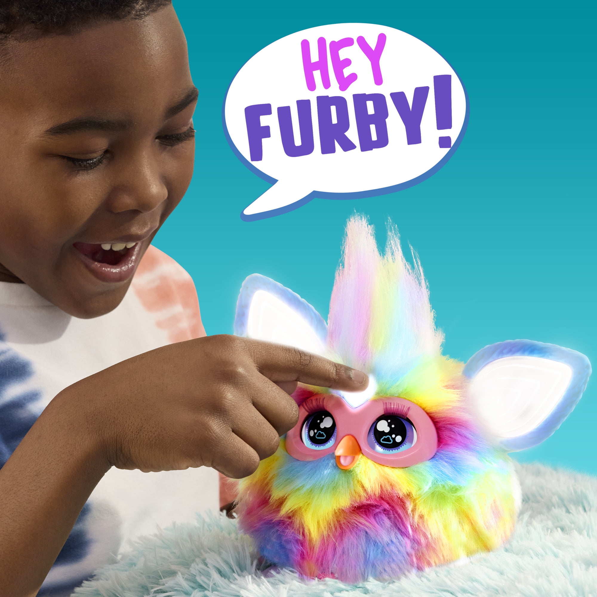 Furby Tie Dye Plush Toy, Voice Activated, 15 Fashion Accessories, Interactive Toys, Ages 6+  (图3) Furby Tie Dye Plush Toy, Voice Activated, 15 Fashion Accessories, Interactive Toys, Ages 6+  (图3)