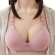 thumbnail image 3 of Gibobby Sujetador de tubo transpirable informal a la moda para mujer, ropa interior sin anillo de, sujetador de reunión y ajuste Brasieres anchos de espalda(Rosa caliente,38), 3 of 4