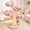 Pink, variant on HITTITE Flower Cat Tree with Scratching Post, 48 Inches Cute Cat Tower with Wooden Branch Design, Aesthetic Modern Cat Climbing Tower with Flower Perches and Hanging Toy for Indoor Cats Large Adult.
