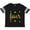 Football Black and White, variant on 4th Birthday Gold 4 Year Old Boys or Girls Toddler T-Shirt