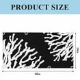 thumbnail image 6 of Coral Black Fluorescent Light Covers for Ceiling Lights 4x2 feet,3 Pack Magnetic Light Filters for Classroom,Coastal White Ocean Marine Nautical Beach Fluorescent Light Shade Panel for Office School, 6 of 9