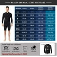 thumbnail image 3 of REALON Wetsuit Jacket Men Wet Suit Top 2mm Neoprene Long Sleeve Shirt Swimsuit for Diving Swimming Surfing Diving, 3 of 10