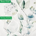 thumbnail image 2 of Polyester Round 60 x 60 Inch Washable Reusable Waterproof Table Cloth - Watercolor Leaf Floral Print Table Cover for Spring/Summer Decoration, 2 of 4