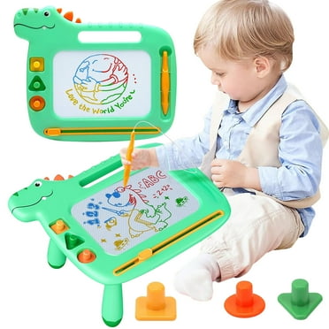 Magnetic Drawing Board Toys for 1-3 Year Old, Doodle Board Pad Learning and Educational Toy for 1 2 3 Year Old Kids Birthday Gifts