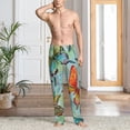 thumbnail image 2 of Honiee Retro Seamless Flying Butterflies for men - a sleek fusion of Straight Pajama Pants, versatile Lounge Pants, and cozy Sleepwear, all rolled into one-XX-Large, 2 of 6