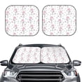 thumbnail image 2 of Fotbe Cute Poodle Dog Juego de 2 Piezas de Parasoles para Parabrisas | Bloqueador Solar para Auto | Accesorios Plegables para Protección Solar Interior-Large, 2 of 6