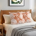 thumbnail image 6 of Pillow Covers 18x18 Set of 2, Orange Starfish Coastal Throw Pillow Covers Decorative Couch Cushion Cover, Ocean Nautical Beach Coral Shell Microfiber Soft Pillowcases for Bedroom Living Room Sofa, 6 of 9