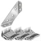 thumbnail image 1 of Conector de Esquina Universal para Muebles de 30 Piezas, Conector de FijacióN en áNgulo, de Soporte Triangular, Soporte de Esquina de Acero Inoxidable, 1 of 5