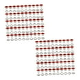 thumbnail image 2 of 100 Pcs Œillets en Métal Ronds Robustes Multi-Usages pour Ceinture Jeans Scrapbooking Fabrication de Cartes Toile orange, 2 of 8