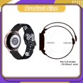thumbnail image 3 of Smart Watch Accessories Silicone Printed Watch 3D Pattern Soft Skin Friendly Sweatproof Fit for Most Strap Band Replacement Accessories Wearable Device Accessory Set, 3 of 4