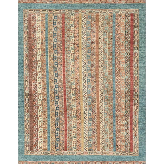 Ahgly Company Indoor Rectangle Abstract Gold Brown Oriental Area Rugs, 4' x 6'