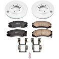 thumbnail image 2 of PowerStop Front Geomet Coated Brake Rotor and Pad Kit Fits: ACURA HONDA ISUZU Select Models CRK5026, 2 of 4