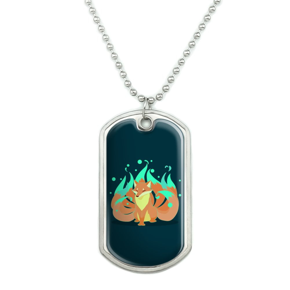 nine tailed fox pendant