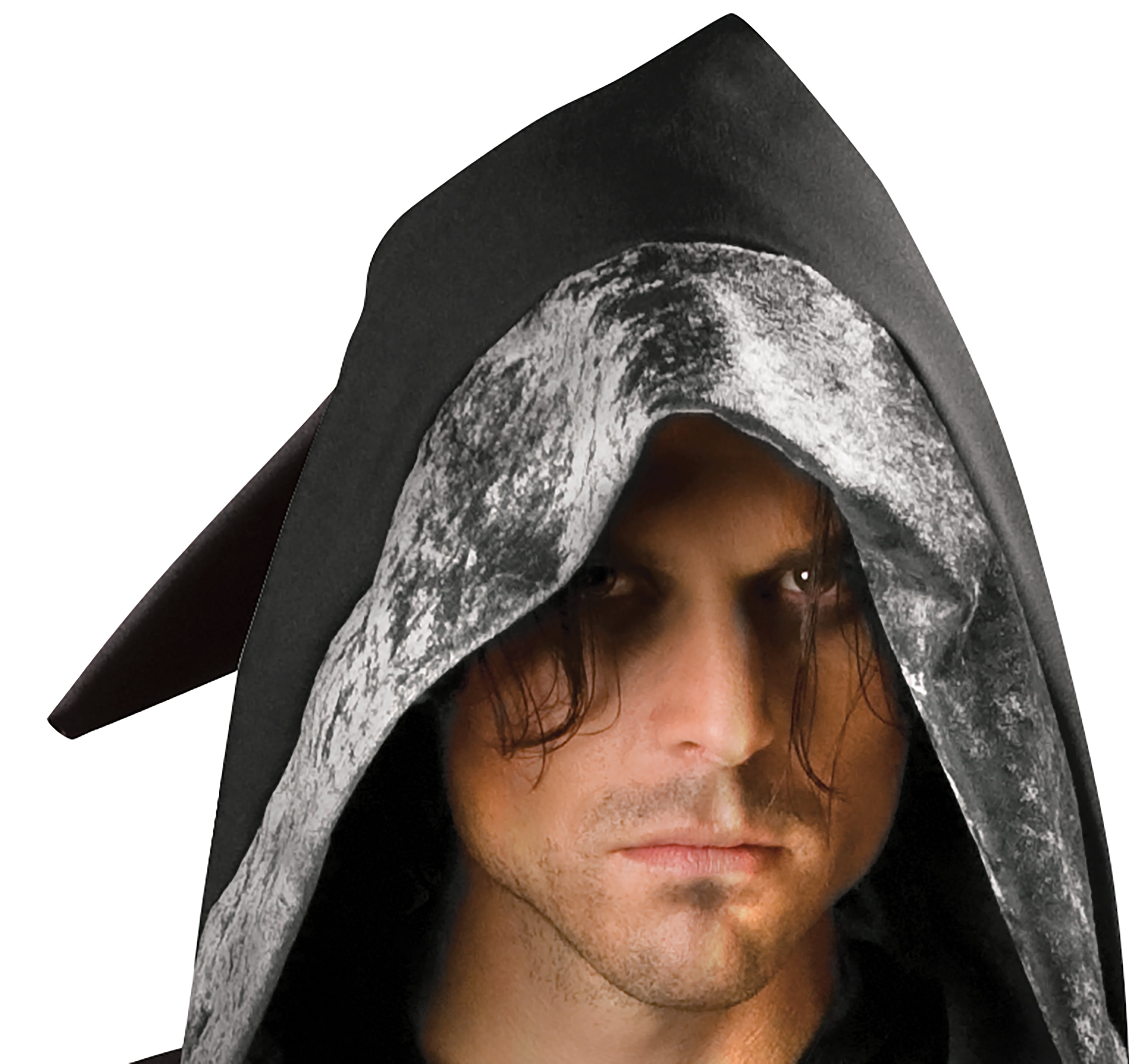 Dark Sorcerer Hooded Robe Halloween Costume for Adults, Adult One Size Fit Most, by Way to Celebrate