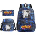 thumbnail image 1 of NarAAAnime Figures Cosplay Uzumaki NarAApeuvBackpack, Akatsuki Red Cloud Student School Bag, Lightening Zipper Shoulders zhangyuxiang unisex, 1 of 2