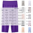 thumbnail image 3 of Samdudou Womens Capri Pants High Waisted Cropped Trousers Wide Band Flowy Lounge Bottoms Casual Athletic Yoga Activewear Stretchy Workout Daily Wear for Gym Training, 3 of 5