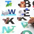 thumbnail image 2 of AAOMASSR Alphabet Wall Stickers, Removable Animal ABC Vinyl Wall Decals ,ABC Poster for Kids, Educational Animal Alphabet ABC Wall Murals for Kid Nursery Bedroom Living Room Classroom,Wall Art Decor, 2 of 6