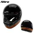 thumbnail image 3 of Casco de motocicleta NITRO de forforUK, casco integral retro para hombre y mujer, casco de locomotora Ha Bluetooth Cruise Ray con certificación 3C, 3 of 5