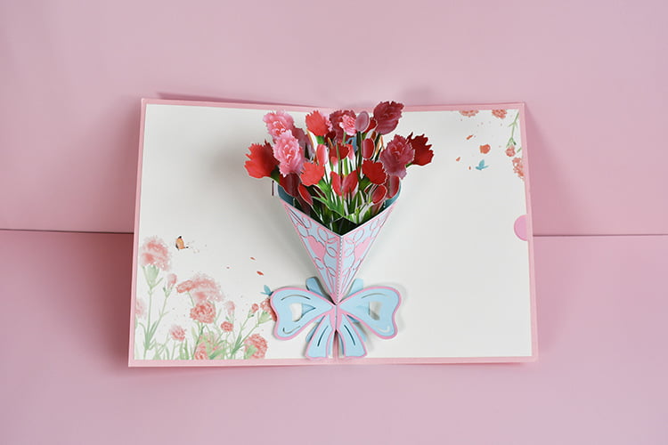 Beautiful Flowers Pop Up Card Get Well Cards Greeting Cards Congratulations Cards Birthday Cards Mum Wife Sister Birthday Cards