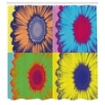 thumbnail image 3 of Ambesonne Floral Shower Curtain, Daisy Flower Collage, 69"Wx70"L, Multicolor, 3 of 5