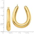 thumbnail image 3 of 14K Yellow Gold Earring Shrimp Creole Women'S 37 mm 7, 3 of 3