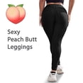 thumbnail image 4 of Ciana Best Workout Butt Lifting Leggings Seamless Scrunch Butt Leggings for Women, Tummy Control, Highwasted Yoga Pants Black - 3XL, 4 of 5