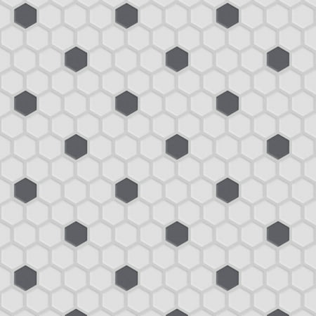 Merola Tile Fxlgh-L Gotham - Antique White / Dot