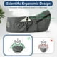 thumbnail image 2 of Safotad Portabebés con asiento para la cadera, portabebés delantero ergonómico para recién nacidos y niños pequeños, cintura ajustable con soporte fuerte, diseño de bolsillo grande, gris, 2 of 5