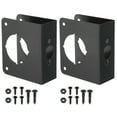 thumbnail image 1 of Placa de refuerzo para puerta Uxcell para puerta de 1-3/8" de grosor y cerradura de pomo de tamaño 4-1/2"; 4-1/2" negra, 1 of 6