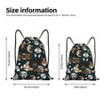 thumbnail image 2 of Bingfone Dogs Drawstrings Backpacks Bags for Men Women Gym Drawstrings Bag-Medium, 2 of 6
