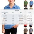 thumbnail image 4 of AJTQTH Waffle Knit T-Shirts for Kids Boys Lightweight Casual Summer Short Sleeve V Neck Basic Solid Color Athetic Tees School Fashion Collared Henley Tshirt Tops Army Green 5-6 Years, 4 of 9