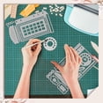 thumbnail image 4 of 2Pcs Telephone Booth Cutting Dies Cut Stencils Planner Telephone Box Embossing Die Cuts Set for DIY Scrapbooking Making Telephone Interface Metal Die Cuts Cutting Dies for DIY Greeting Cards, 4 of 9