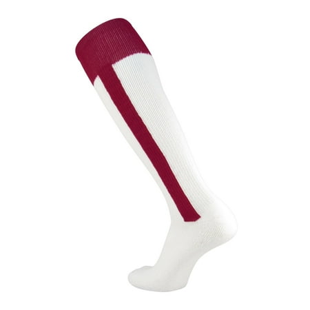 

TCK 2n1 All Sport Stirrup Socks for baseball softball fast-pitch (Cardinal M)