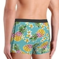 thumbnail image 4 of Kdxio Men's Boxer Briefs with Cute Pineapples Print - Comfortable and Breathable Underwear for Everyday Wear, 4 of 7