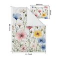 thumbnail image 5 of Floral Watercolor Painting Duvet Cover and Pillowcase Set for Single Bedding, Bedroom Accessories for Kids Teens, 5 of 5