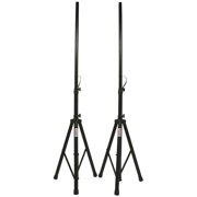 DJ Pa Speaker Universal Adjustable Height Tripod Stands & Nylon Carry Bag