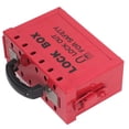 thumbnail image 2 of OSHA-Compliant Stainless Steel Lockout Tagout Box with Ergonomic Handle and High Capacity for Secure Key Storage, 2 of 6
