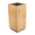 thumbnail image 2 of Organizador de Cocina Porta Cuchillos Soporte de Bloque Almacenamiento de Herramientas Giratorio Material Madera PP Fácil Limpieza Compatible con Enci, 2 of 9