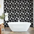 thumbnail image 6 of Ambesonne Space Peel & Stick Wallpaper for Home, Flowing Stars Graffiti Style, 13"x100", Dark Grey and White, 6 of 6