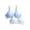 Eyelet Floral/Vivid White Print, variant on Girls Cotton Blend Molded Cup Bra, 2-Pack, Sizes 30-38