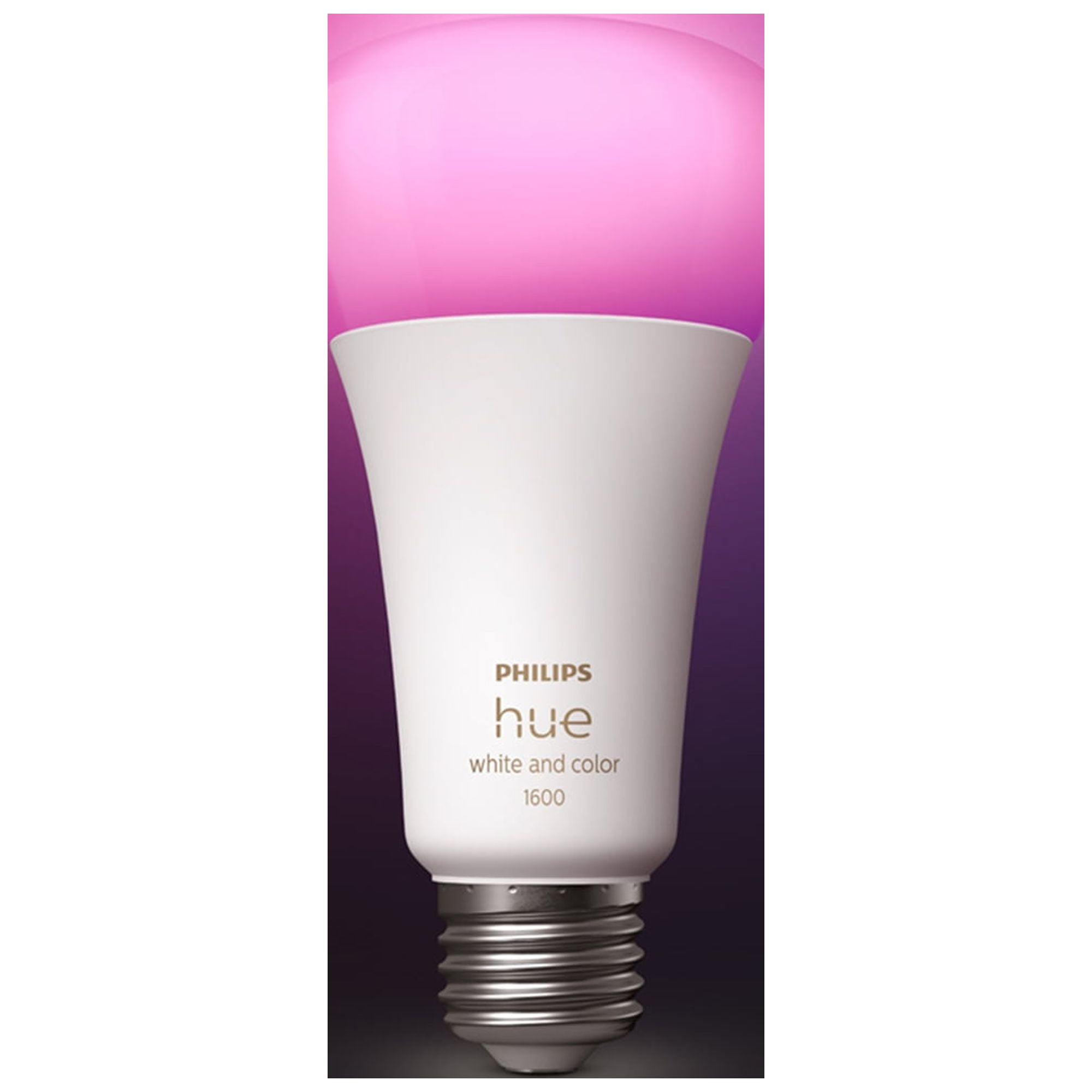 Philips Hue White and Color Ambiance A21 LED Smart Bulb, White 