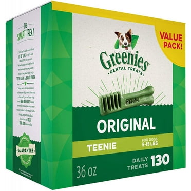 Greenies Teenie Original Dental Dog Chews 36-oz, 130 count